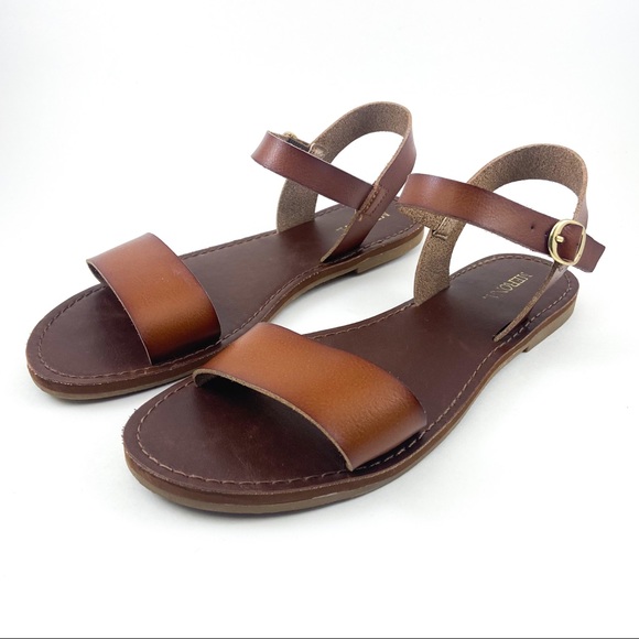 Merona Shoes - Merona Magnolia Quarter Brown Sandals Flat Buckled